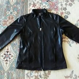 Women's Faux Leather Coat